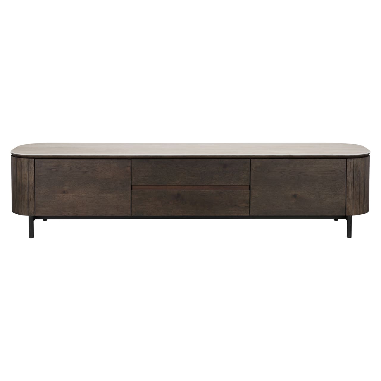 Meuble TV -Arrondi -Ritz -200 cm-richmond-majdeltier-2 Meuble TV Arrondi Ritz 200 cm