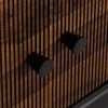 Meuble TV Walter-bois-noir-et-palissandre-arrondi-portes-rainurées-majdeltier-7 Meuble TV Walter bois noir et palissandre arrondi portes rainurees majdeltier 7