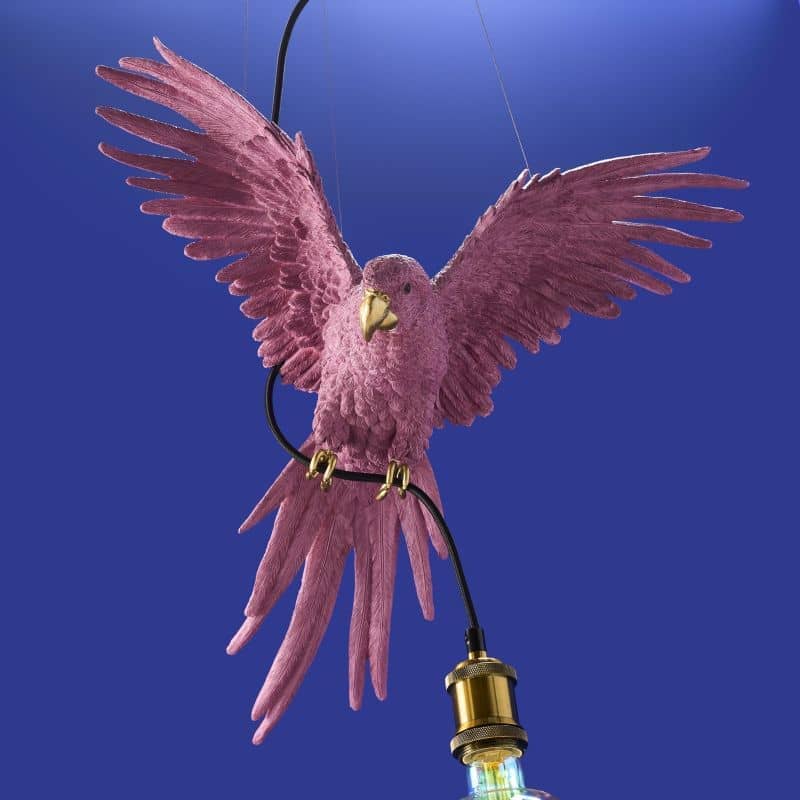 Plafonnier Perroquet Percy, rose-werns-majdeltier-7 Plafonnier Perroquet Percy, rose-werns