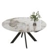 Table-ronde-céramique -Paloma- Ø150-diametre 150 - Plateau- rotatif-majdeltier-1 (1) Table ronde céramique Paloma Ø150 - Plateau rotatif