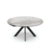 Table-ronde-céramique -Paloma- Ø150-diametre 160 - Plateau- rotatif-majdeltier-8 Table ronde ceramique Paloma O150 diametre 160 Plateau rotatif majdeltier 8
