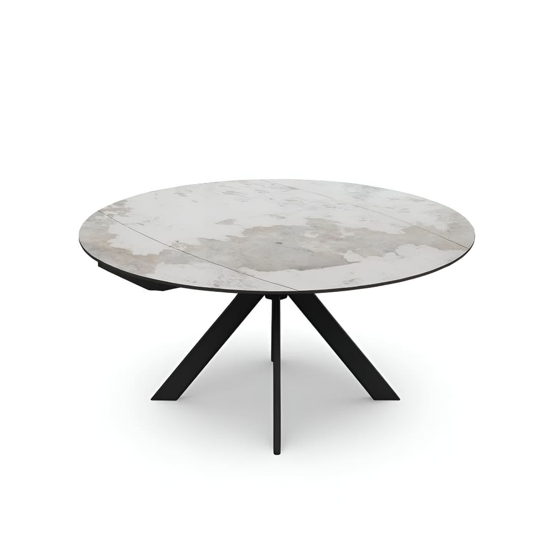 Table-ronde-céramique -Paloma- Ø150-diametre 160 - Plateau- rotatif-majdeltier-8 Table ronde ceramique Paloma O150 diametre 160 Plateau rotatif majdeltier 8