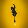 plafonnier singe Chip, noir werns