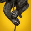 plafonnier singe Chip, noir werns