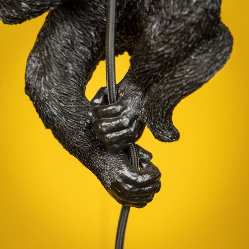 plafonnier singe Chip, noir werns