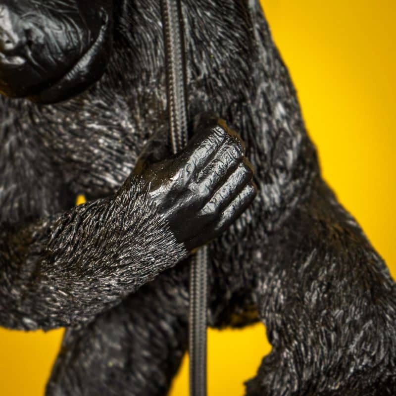 plafonnier singe Chip, noir werns