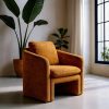 Fauteuil-Paola-Ocre-orange-confortable-elegant-majdeltier (1) Fauteuil Paola Ocre orange confortable elegant majdeltier 1