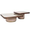 Set de 2 Table Basses-Willox-Chêne-Lin-verre-richmond-majdeltier-6 Set de 2 Tables Basses Willox Chêne et Lin et Verre