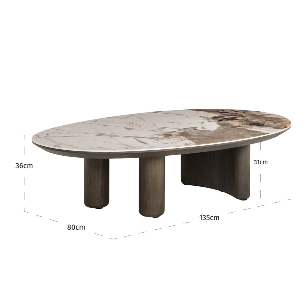 Table Basse Ovale Langford Céramique-6 Table Basse Ovale Langford Céramique