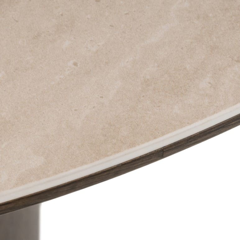 Table basse Ritz ceramique travertin chene 4