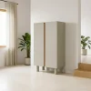 buffet armoire Yoko mi-hauteur-taupe-majdeltier buffet armoire Yoko mi hauteur taupe majdeltier