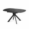 table-ceramique-extensible-livy-ronde-marbre-noir-majdeltier-6 table ceramique extensible livy ronde marbre noir majdeltier 6