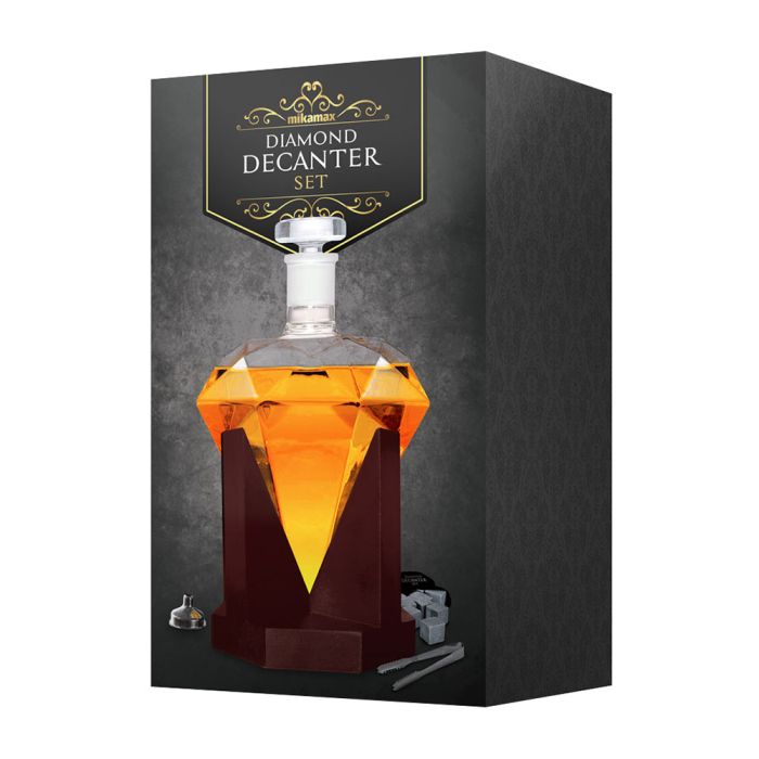 Diamond-Decanter-3 Carafe forme diamant