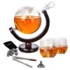 Coffret-Carafe-Globe- une idée cadeau- navire-suspendu-verre-whisky-rhum-carafe Coffret Carafe Globe – une idée cadeau avec un navire suspendu au cœur du verre