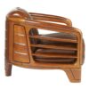 Fauteuil-Club-Riviera-Cuir-Vintage-Marron-majdeltier-3 Fauteuil Club Riviera cuir vintage marron accoudoirs bois massif ajouré style yacht