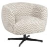 Fauteuil-pivotant-Estelle-Chevron-tissu-zig-zag-sable-confortable-richmond-majdeltier-2 Fauteuil pivotant Estelle Chevron fait main tissu sable design