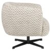 Fauteuil-pivotant-Estelle-Chevron-tissu-zig-zag-sable-confortable-richmond-majdeltier-4 Fauteuil pivotant Estelle Chevron fait main tissu sable design