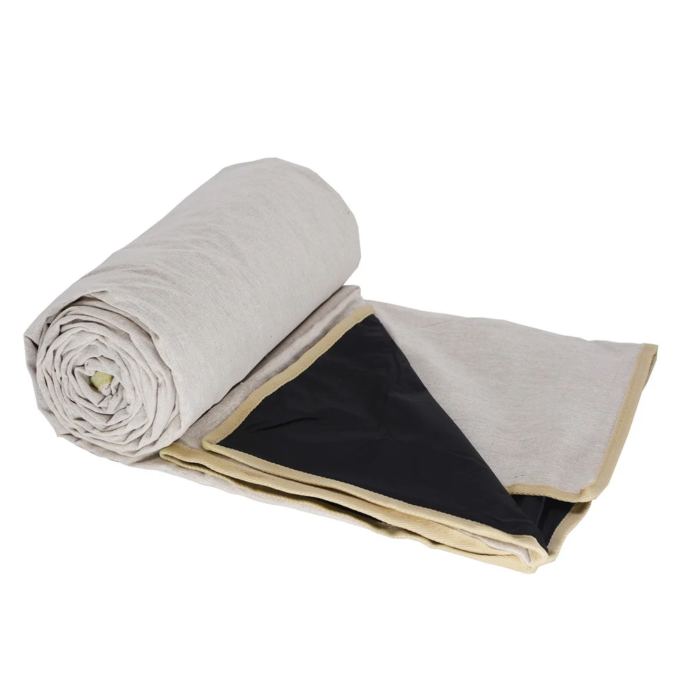 Nappe-Pique-Nique-Carrée-Beige-140 x 140 cm-imperméable-les-jardins-de-la-comtesse-2 Nappe pique-nique carrée beige chic 140x140 imperméable