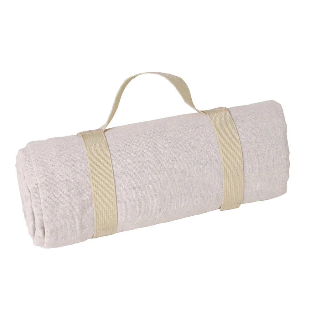 Nappe-Pique-Nique-Carrée-Beige-140 x 140 cm-imperméable-les-jardins-de-la-comtesse Nappe pique-nique carrée beige chic 140x140 imperméable