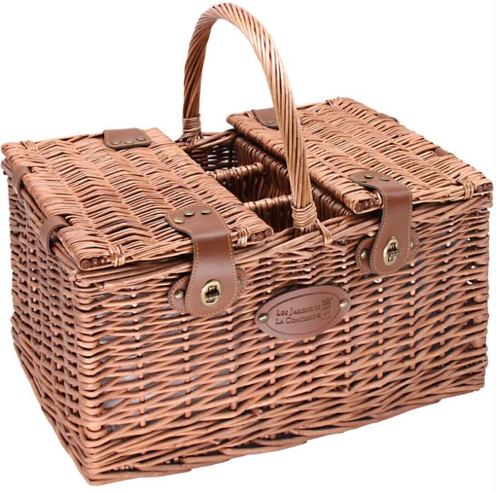 Panier_pique_nique_en_osier_vichy_rouge_4_personnes_7 Panier pique nique en osier vichy rouge 4 personnes 7
