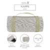 XL-Grande-nappe-pique-nique-beige-imperméable-rectangulaire-3 Nappe pique-nique XL beige 140 × 280 cm imperméable