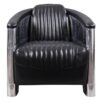 fauteuil-club-dc3-cuir-noir fauteuil club dc3 cuir noir