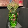 vase fiorito-verrerie-d'art-design-art-nouveau-majdeltier-4 Vase Fiorito en verre vert : pièce sculpturale Art Nouveau faite main