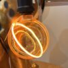 ampoule led decoration anneau saturne, blanc chaud, werns