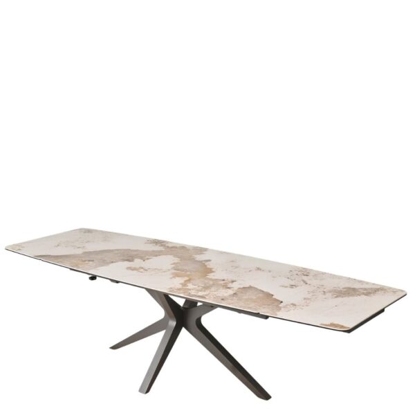 Table Céramique Extensible Sirocco Marbre Utopia , céramique brillante 95 x 180 cm (280)