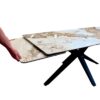 Table-Céramique-Extensible-Sirocco-Marbre-Utopia-fonctionnement-allonges Table Céramique Extensible Sirocco systéme d'allonges