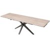 Table-Céramique-Extensible-Sirocco-Travertin-10-personnes-180cm-280cm-majdeltier-qualité-5 Table Céramique Extensible Sirocco Travertin dépliée grande table 280cm