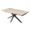 Table-Céramique-Extensible-Sirocco-Travertin-10-personnes-180cm-280cm-majdeltier-qualité-repliée Table Céramique Extensible Sirocco Travertin repliée 180 cm