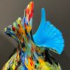 verrerie-d'art-vase-coloré-4 verrerie d'art L'Onda vase en verre : pièce sculpturale faite main