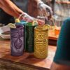 Lot-de-4-Verres-Tiki-colorés-en-Céramique - Cocktails-Tiki Bar-majdeltier-1 Verres Tiki colorés pour Piña Colada, Mai Tai, Mojito, limoncello spritz et cocktails maison