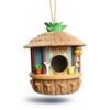 Nichoir à Oiseaux Tiki Bar - Une Cabane à Oiseaux Tropicale Pleine de Charme