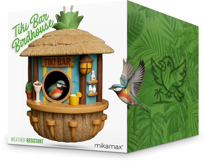 nichoir oiseaux tiki bar birdhouse cabane 3 majdeltier