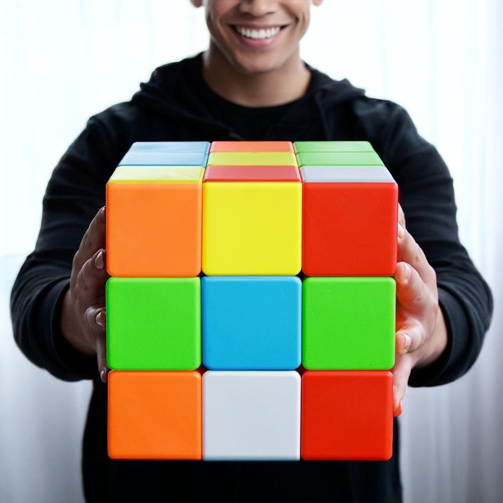 Mega Cube xxl géant 3x3 de 18,8 cm inspiré du célèbre Rubik's Cube