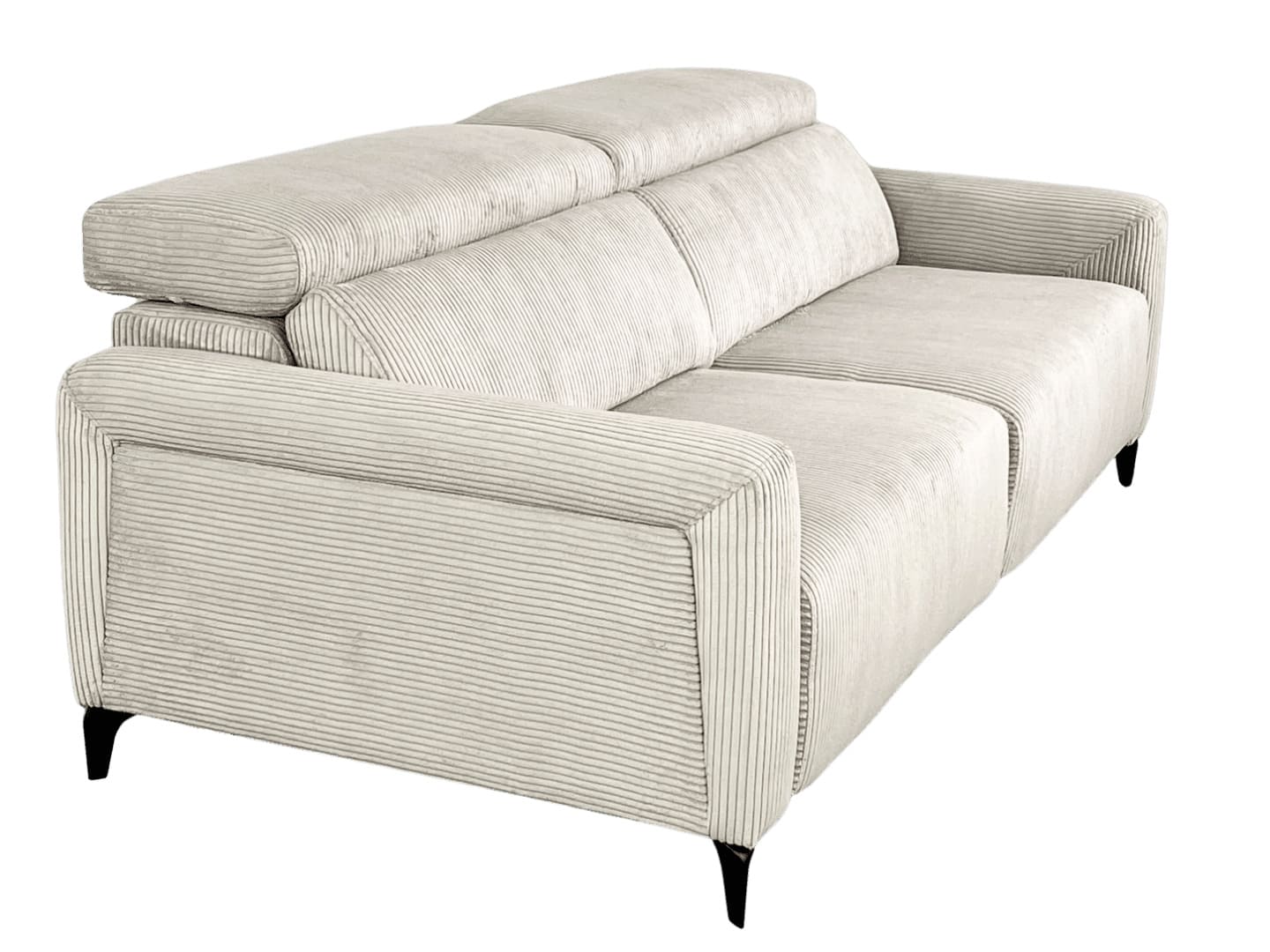 Découvrez nos canapés personnalisables et nos collections en magasin près de Lille 17 canape 3 places velours côtelé beige, assises coulissantes