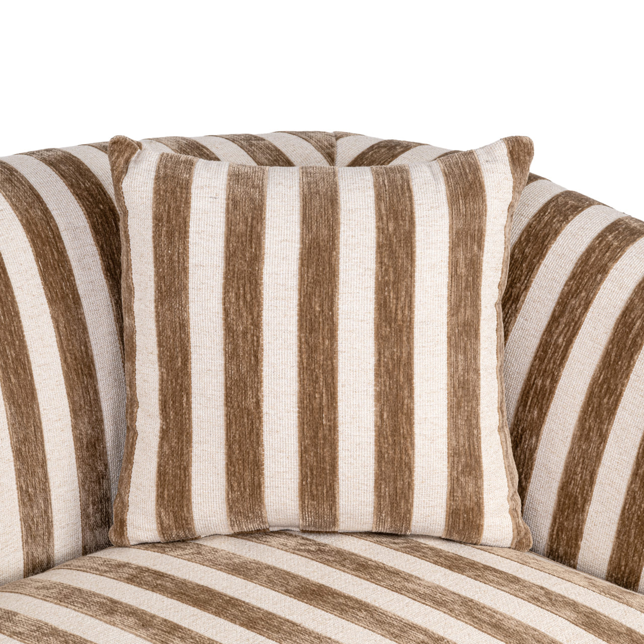 Canapé-Luxandra-Tissu-Rayures-Beige-&-Marron-majdeltier-5 Texture tissu rayé beige marron Richmond Interior, coussins