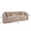Canapé-Luxandra-Tissu-Rayures-Beige-&-Marron-majdeltier-7 Texture tissu rayé beige marron Richmond Interior, canapé Luxandra, dimensions